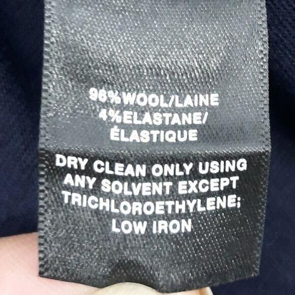 Lafayette 148 Wool Scoop Neck Long Sleeve Color Blocked Baseball Jersey Sz M - Picture 4 of 11